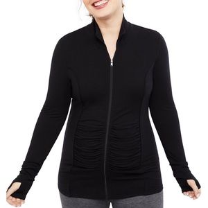 PERFORMANCE ZIP FRONT MATERNITY ACTIVE JACKET